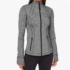 Lululemon Define Jacket in Heathered Black Size 10